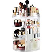AMEITECH Organizador del Maquillaje- 360 Grados Que Giran la Joyería Ajustable y el Soporte de Exhibición Cosmético- 8…